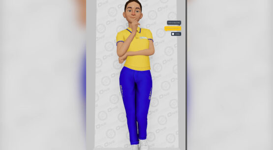 One Express goes on TV with the AI avatar Only One