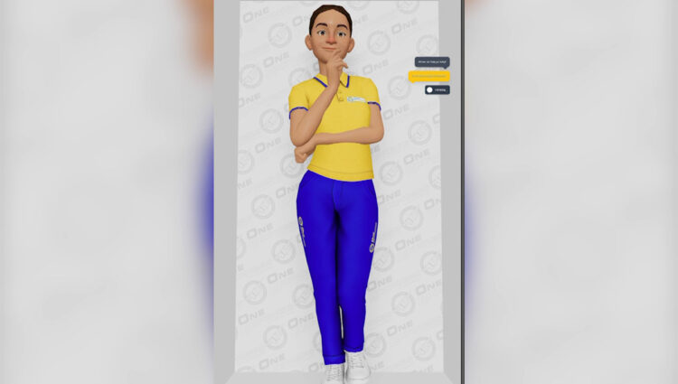 One Express goes on TV with the AI avatar Only One